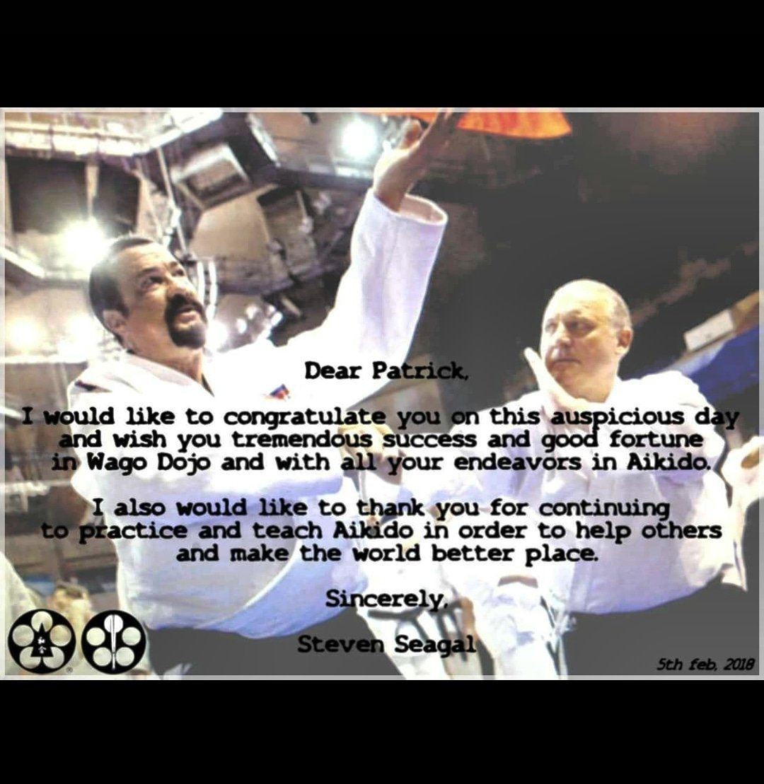 aikidofaoro's tweet photo. 35 years of Wago Dojo ! 🎂🥋🇫🇷

#stevenseagal #aikido #patrickfaoro #faoro #aikidofrance #shihanseagal #aikidomaster https://t.co/WFZnLInbtx