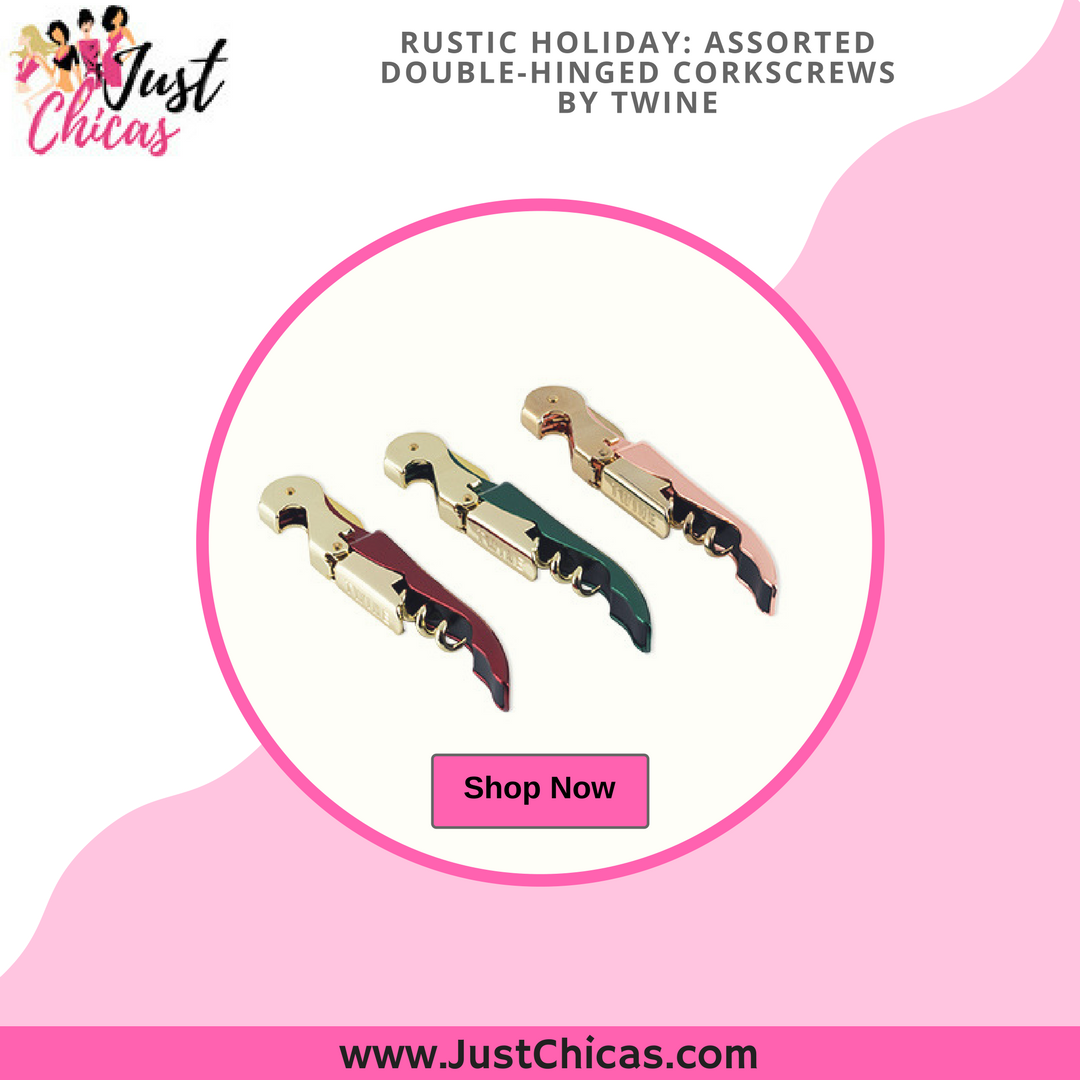 Just_Chicas_'s tweet photo. Our classic True #corkscrew merges with a higher level of sophistication in this newest addition to the Rustic #Holiday collection. Featuring a double-hinged arm, five-turn worm. Available at https://t.co/cAI7QMMrY7 https://t.co/wkuUuo3Tg3