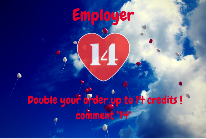 Are you an employer and would love to get your credits doubled up to 14 comment 14!
Why?
Because Thalento® loves you!  #HR #HRTech #ValentinesDay #Valentijn #lovehr #14
buff.ly/2nwOuxS