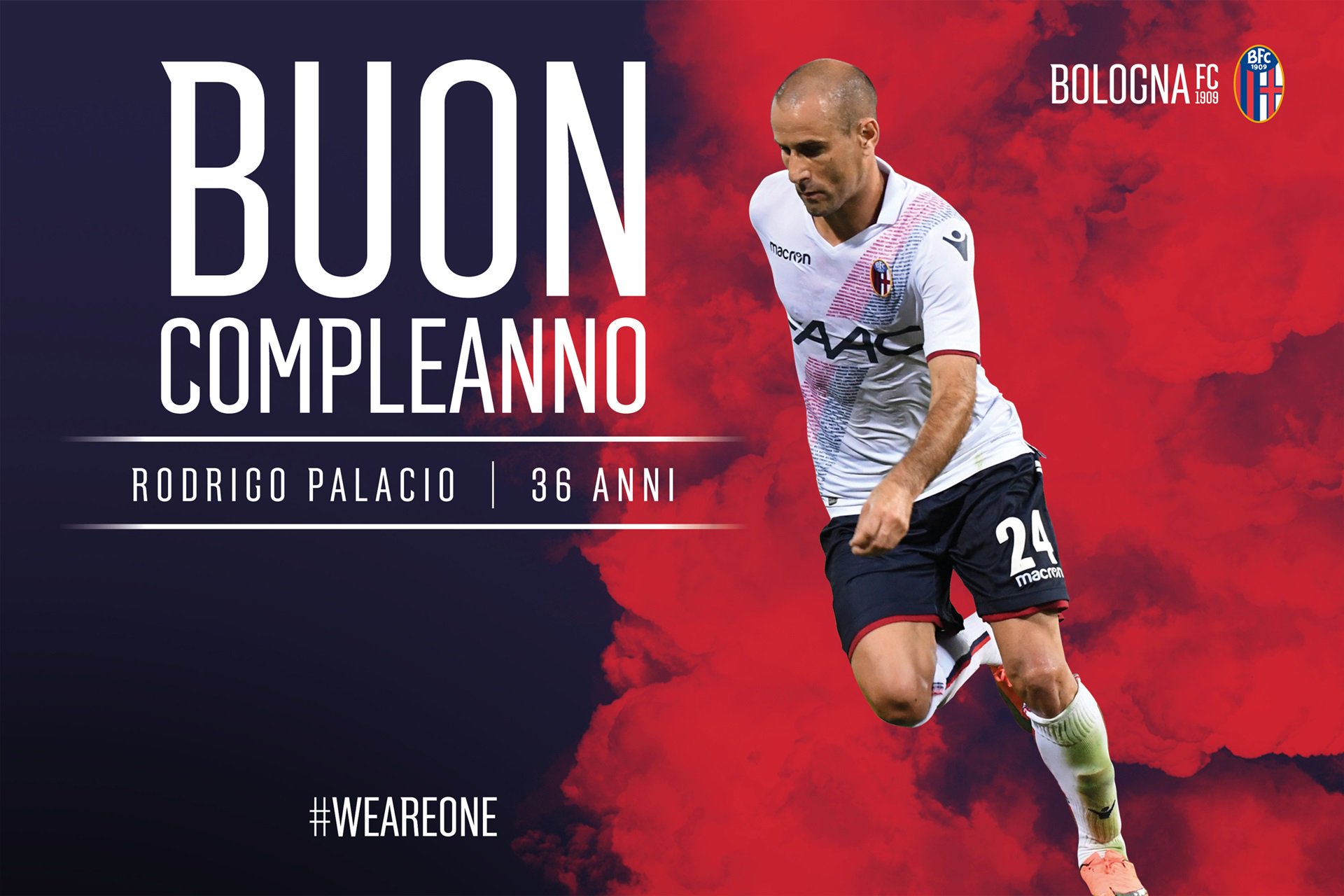 Happy Birthday to Rodrigo who turns 36 today during his first season as a Bologna player!      