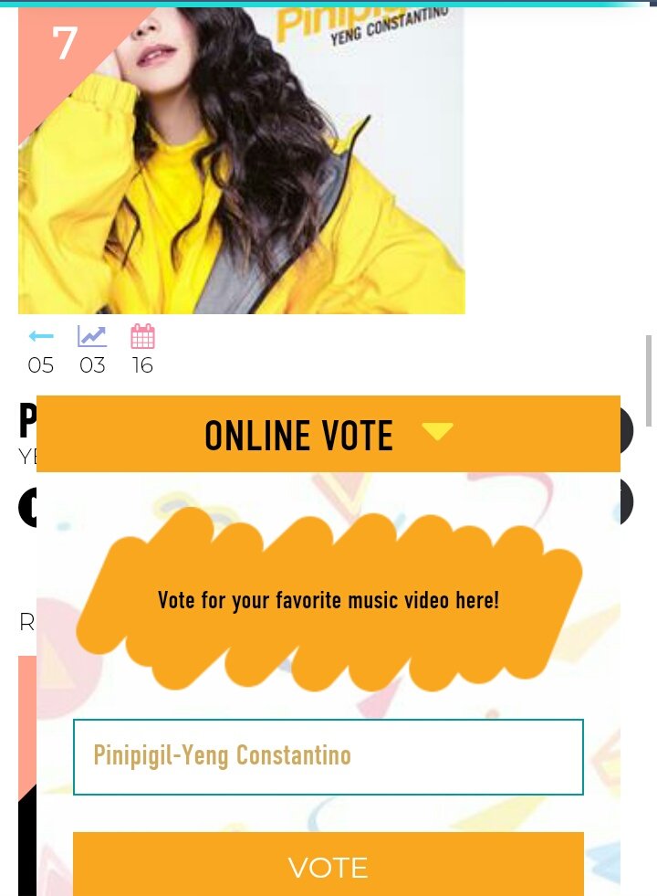 CarlaMaeBello2's tweet photo. OOOPPSS!! Nalimutan ko nag vote na pala ako kaninaπ bat ganun #7 nalang agad agadπ huhu vote po tayo araw-araw Go! Yengsters!β€π―
#PINIPIGIL https://t.co/XTqX4HXVjb