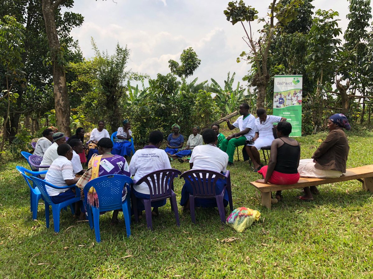 INPACT_UG's tweet photo. InPact's monthly grannies session eventful as always. Provided healthcare to the 13 grannies, listened to old stories, and donated a beanie hat  to each granny. Also a visit by Gerald of Gorilla  Summit Coffee, and Joel from @panthercoffee. Got some insights on Entrepreneurship https://t.co/Kwnn2rie29