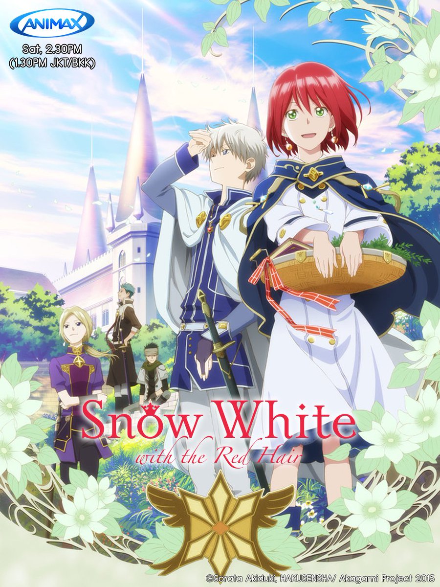 Animax Asia Tv What Lies Ahead For The Red Haired Shirayuki As She Leads Her New Life At The Royal Palace Of Clarines Snow White With The Red Hair