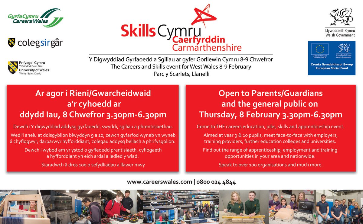 Getting very excited about the Skills Cymru event. 😆🤗

You know what to do 😎 

Like 👍 and share ☑️

#StartYourCareerToday