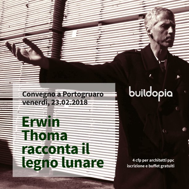 buildopia's tweet photo. Un incontro con e tra albergatori, architetti ed esperti di edilizia in legno e sostenibilità, sia in termini ecologici che di business, per esplorare le potenzialità del materiale più sano al mondo. #buildopia #ErwinThoma #legnolunare #architetturasostenibile #ospitalitàeco https://t.co/veD0iP3iAV