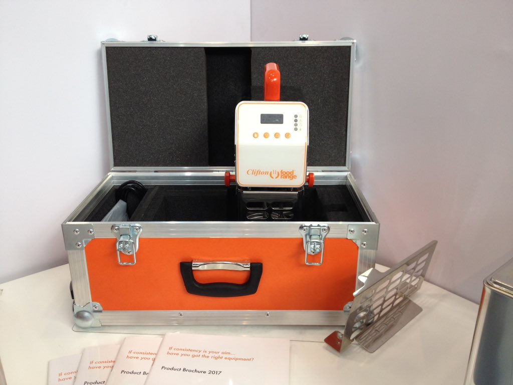 Once month to go before @Hotelympia, THE place to find new equipment for your kitchen to rethink your cooking techniques and menu. We'll have the fantastic equipment by <a href="/cliftonfood/">Clifton Food Range</a> on our stand 2020 for great #sousvide cooking #hotelympia18