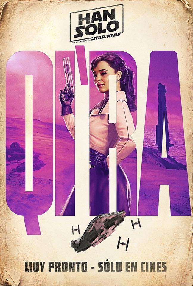MrRobTV's tweet photo. Nuevos pósters de #HanSolo: Una historia de Star Wars de Solo, Lando, Qi’ra, y Chewbacca. 🚀
Que te parecen?
Suscríbete a nuestro canal👉 https://t.co/1xq2uE0TLh https://t.co/TIdRXS5pNk