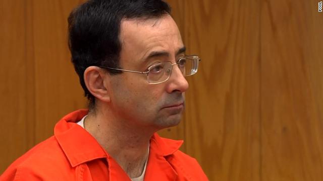 cnnbrk's tweet photo. Larry Nassar gets 40 to 125 years in prison at a third trial that culminated with a father of three victims trying to attack him in open court https://t.co/0AcVWrVgTl https://t.co/Y7ychtHiRK