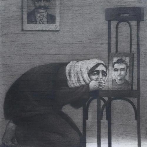 Youssef Abdelke (Syrian, b. 1951), The Martyr’s Mother, 2013