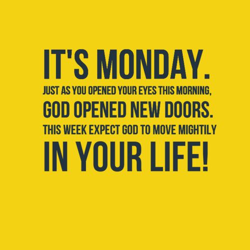 Good Morning Friends! Happy Monday! #MondayMotivation #GodisGood