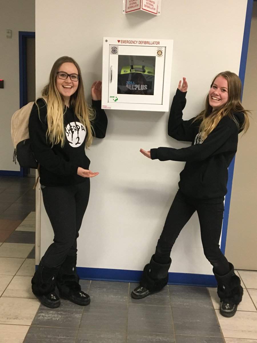 AuroraTCorp's tweet photo. The #auroratraining team is busy hunting for AEDs this month - this one is located in the main lobby of the @KeyanoSSWC #heartmonth #ymmaeds #ymmfirstaid https://t.co/3O7nPmXrVX