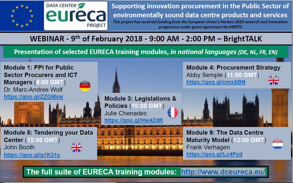 On Friday 9th, a online training will be deliver in #German about #Procurement for #Innovation for procurers and #ICT managers. Register here:  bit.ly/2EHMNG8 via <a href="/BrightTALK/">BrightTALK</a>