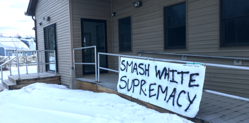 mebeacon's tweet photo. Failure to condemn white supremacy underscores troubling trend in Maine GOP by @GradyBurns https://t.co/E2ytjfb5w3 #mepolitics https://t.co/yvUvHXH9w9