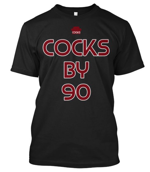 SECUnfiltered's tweet photo. 🚨 GIVEAWAY ALERT 🚨

We are giving away a free “Cocks By 90” tee shirt! Winner will select color/size of their choice.

Rules to be eligible:

1. Must RT this tweet. 
2. Must follow @ArmchairSCAR

We’ll pick a winner on Friday, Feb 9th at 5:00 PM ET.

#SpursUp #CocksBy90 https://t.co/rJTGflPFMF