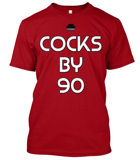 SECUnfiltered's tweet photo. 🚨 GIVEAWAY ALERT 🚨

We are giving away a free “Cocks By 90” tee shirt! Winner will select color/size of their choice.

Rules to be eligible:

1. Must RT this tweet. 
2. Must follow @ArmchairSCAR

We’ll pick a winner on Friday, Feb 9th at 5:00 PM ET.

#SpursUp #CocksBy90 https://t.co/rJTGflPFMF
