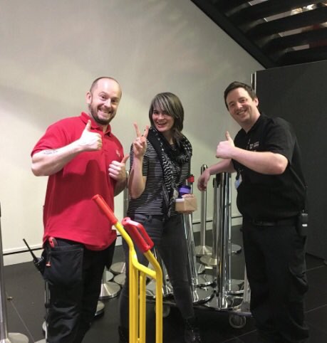 janb07's tweet photo. Massive congratulations to Tamsin Middleton @Tamsinian for winning @SalfordUni Marketing &amp; External Relations Best Collaborator Award for her work on Game Lab @UoSMediaCity @McrSciFest #msf17 #eventsorganisersmakeithappen https://t.co/uXJAcPi4Fl