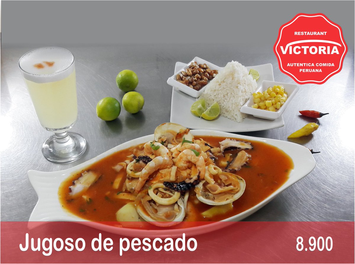 RVictoria771's tweet photo. Restaurante Victoria ofrece por tiempo limitado esta promoción:  Por el consumo de un Jugoso De Pescado más un Pisco Sour, El Segundo Pisco Sour sale por la casa. Así es seguidores el segundo Pisco Sour gratis Esta promoción ideal para dos anímate ven a Victoria Saludos. https://t.co/SX5kxQWlEA