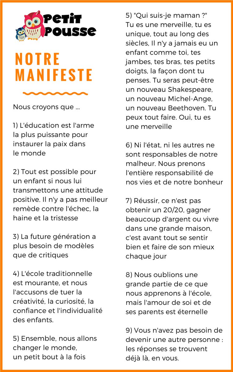 AlbainMaz's tweet photo. Alors, prêt à embarquer dans l'aventure et changer le monde, un petit bout à la fois ? Voici le Manifeste de Petit Pousse (on like, on partage 🤩 🧡) https://t.co/tUdcoTTZLG