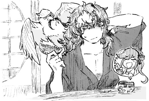 まとめ本のために描き足している絵(?) 