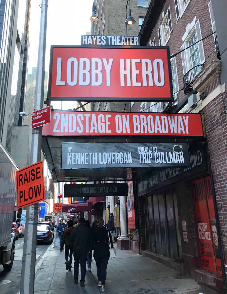 BroadwayGirlNYC's tweet photo. First event of the week: official lighting ceremony at the new #HayesTheater by @2STNYC!! Welcome to #Broadway!! 🎭💡 https://t.co/2dIli8BexD