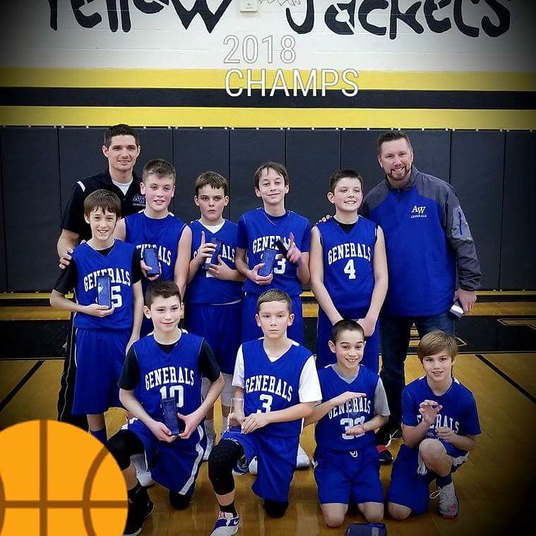 Congrats to the 5th grade Blue team on their Perrysburg League Championship yesterday !!!   Jjb well done