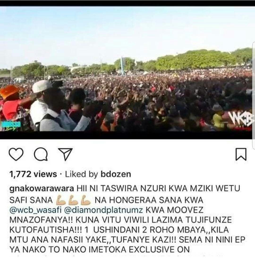 Wcbwasafi_'s tweet photo. Big S/O @GnakoWarawara Much thanks for your love and support #TogetherWeCan 🙏
Cc @Sallam_SK @diamondplatnumz https://t.co/IXyM7GQAa6