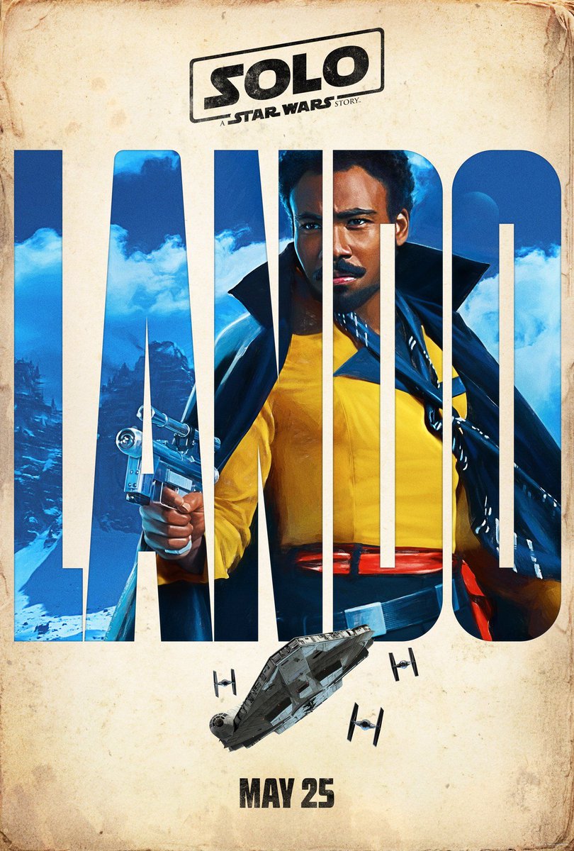 shadowandact's tweet photo. .@donaldglover as Lando Calrissian in new character posted for #SoloAStarWarsStory  https://t.co/omdHJQF3GM https://t.co/VyjfKNOF7l