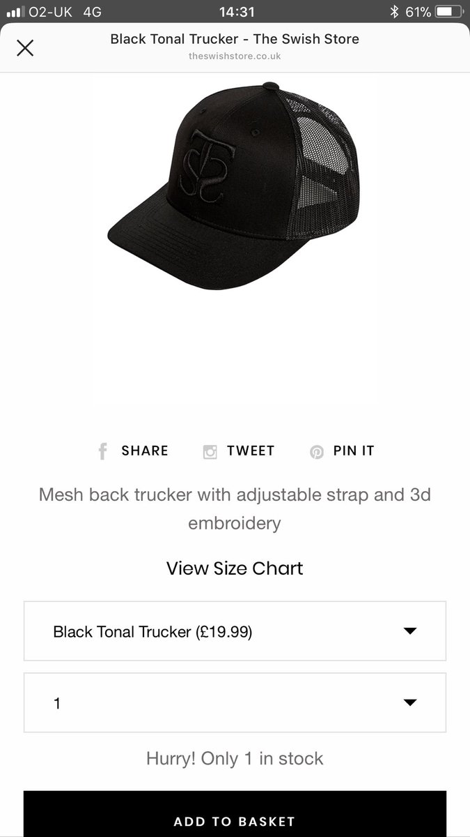 TheSwishStore's tweet photo. Truckers added to sale. 
(£19.99 - free UK delivery)

Only a couple left so don’t miss out 👇🏼

https://t.co/O0SC8QqIzG https://t.co/l16eVrRd5x