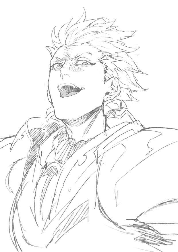 Sketches Gilgamesh Fate Art Reference Poses