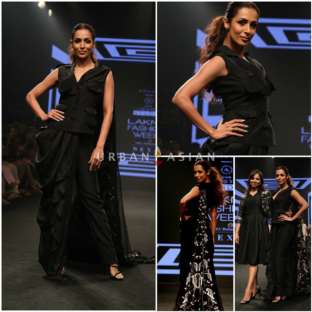 UrbanAsian's tweet photo. #MalaikaArora looked stunning as she walked the ramp for label #DEBELLE by designer #NancyLuharuwala for her S|R collection #Daze at #LakmeFashionWeek.
@LakmeFashionWk #LakmeFashionWeek2018 #LFW #LFW2018 #LakmeFashionWeekSummerResort2018 https://t.co/rKp1Kw1pDl