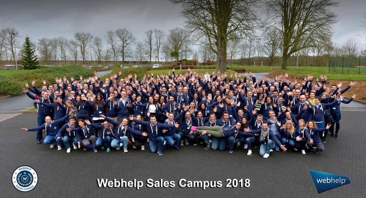 Concentrix_FR's tweet photo. Webhelp has organized its first Webhelp Sales Campus , we hope this tribe will be even bigger and stronger next year! #TeamSpirit https://t.co/gbmCCmJC6g