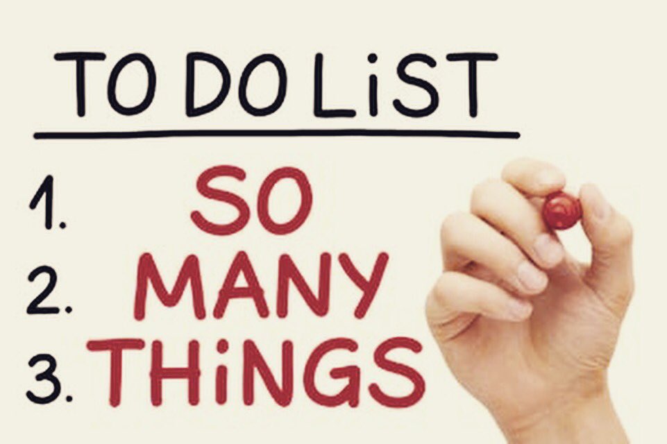 rrelieve_'s tweet photo. You can’t complete anything while being overwhelmed! 🗣

 -KEEP ONE LIST: Even if that means rewriting it numerous times. 
 -CATEGORIZE: Arrange tasks in order of importance. 
 -FOCUS: Eliminate any distractions. 
 -ACTION: Put forth the effort to get things done. https://t.co/Hm67eOBdYX