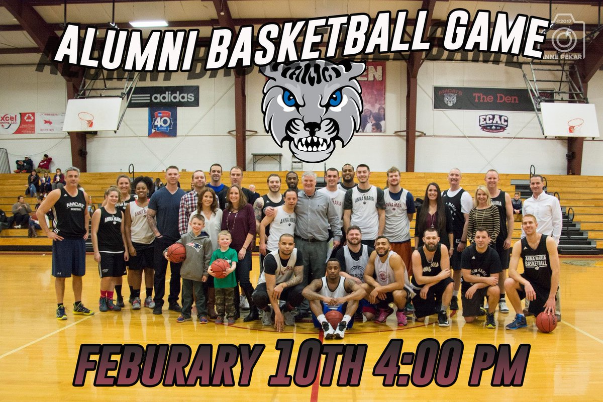 goAMCATS's tweet photo. Saturday afternoon at 4pm, following the Women's game at 12pm, the Men's and Women's basketball team's will be hosting their annual Alumni game! Come down and hang out with the AMCAT coaching staff(s), see old friends and play some basketball! #RingTheBell🔔🔔🔔 #AlwaysAnAMCAT https://t.co/KhVNctJxdp
