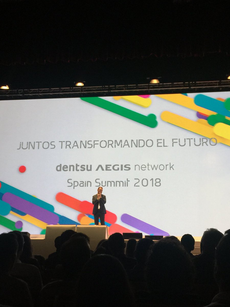caratesp's tweet photo. Ya estamos todos #juntostransformandoelfuturo. Gracias @dentsuaegispain #DANspainsummit #redefiningmedia #redefiningfuture https://t.co/WAPfuJ4QcU