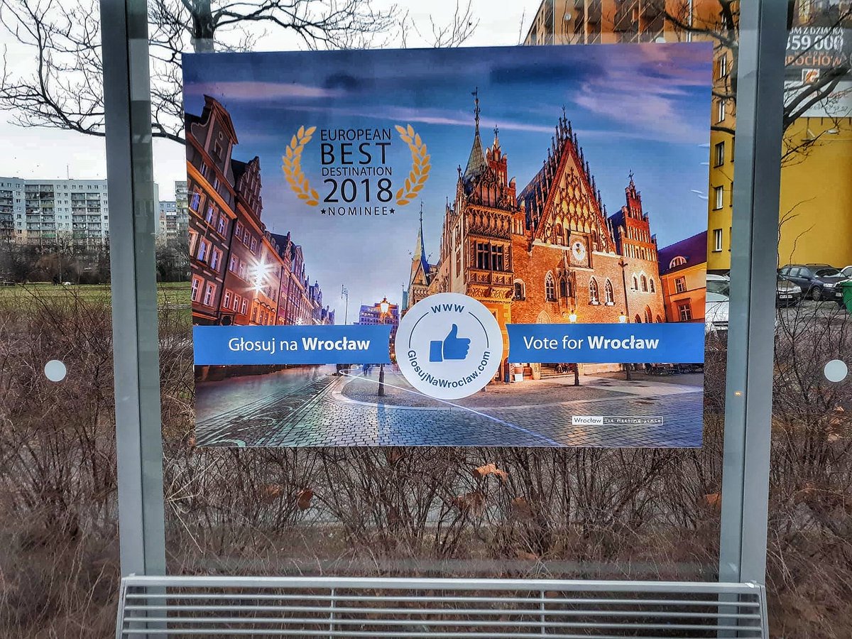 webringtourists's tweet photo. #Wroclaw has big chance to win #EuropeanBestDestination2018 but still needs your votes on https://t.co/HKOWN5Dhn9.
#vote4Wroclaw #GłosujNaWrocław #visitWRO #visitWroclaw #vote4Wro #EBD2018 https://t.co/G2mN0GRADb