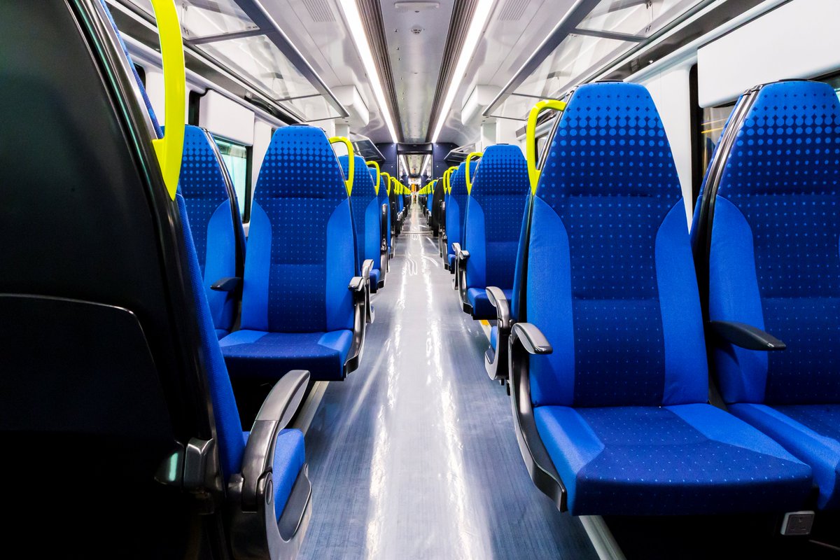 spencerstokestv's tweet photo. 98 brand new trains are about to come to the north of England. They'll be running in Yorkshire later this year. First one already built at a factory in Spain. Full story on @BBCLookNorth @northernassist https://t.co/LWGBqALEgP