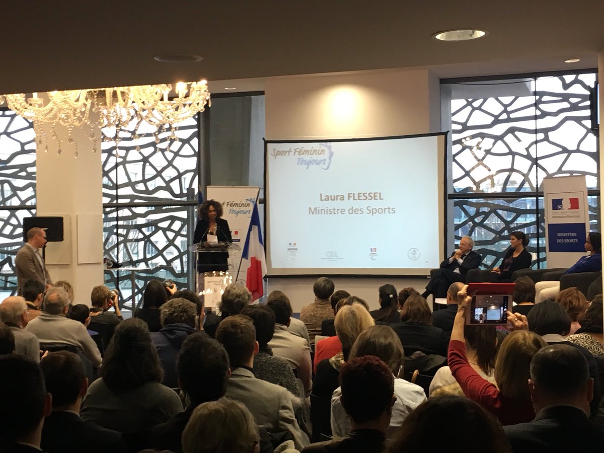 FlesselLaura's tweet photo. La visibilité du #sportfeminin contribue au rayonnement de la France. La mobilisation des médias est indispensable #SportFemininToujours https://t.co/RViY4ywZMz
