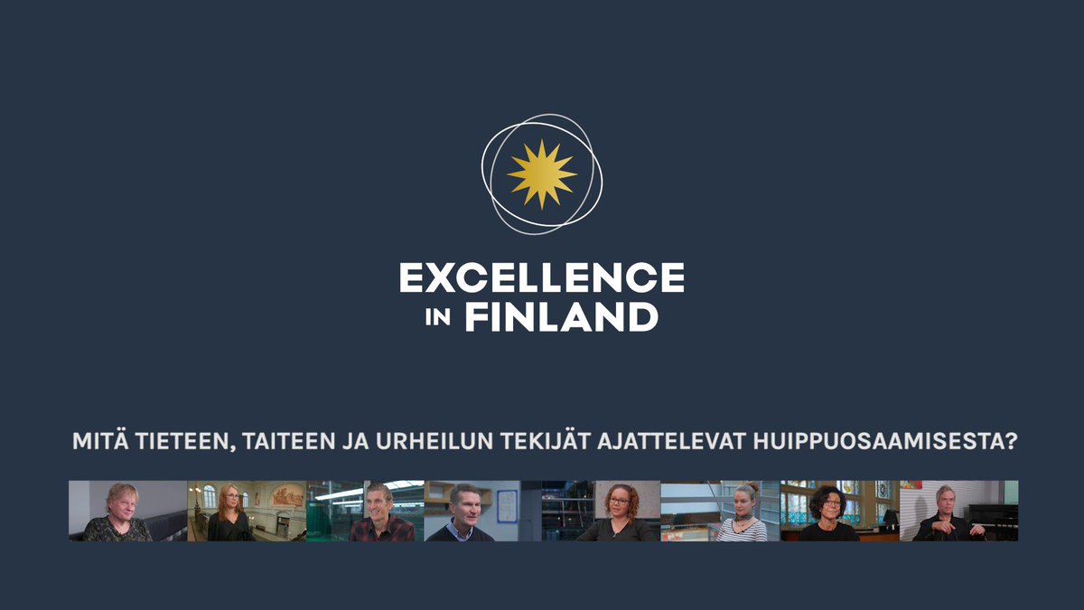 Olympiakomitea's tweet photo. Mitä huippuosaaminen edellyttää? Mitä tarjota toisille aloille? Mitä  merkitystä on tieteen, taiteen ja urheilun osaamisen jakamisella? Näitä pohtivat mm. #ErkkaWesterlund, @IiroRantala ja @SusannaPetterss osana #excellenceinfinland. KATSO KOKO VIDEO: https://t.co/RfBhgJCcIW https://t.co/klt4czkpaB