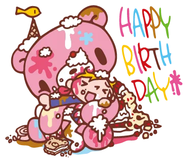 そして本日2月5日はグル～ミ～の誕生日(初めて世に出したのが18年前の今日)です? #グルーミー #gloomybear #birthday 