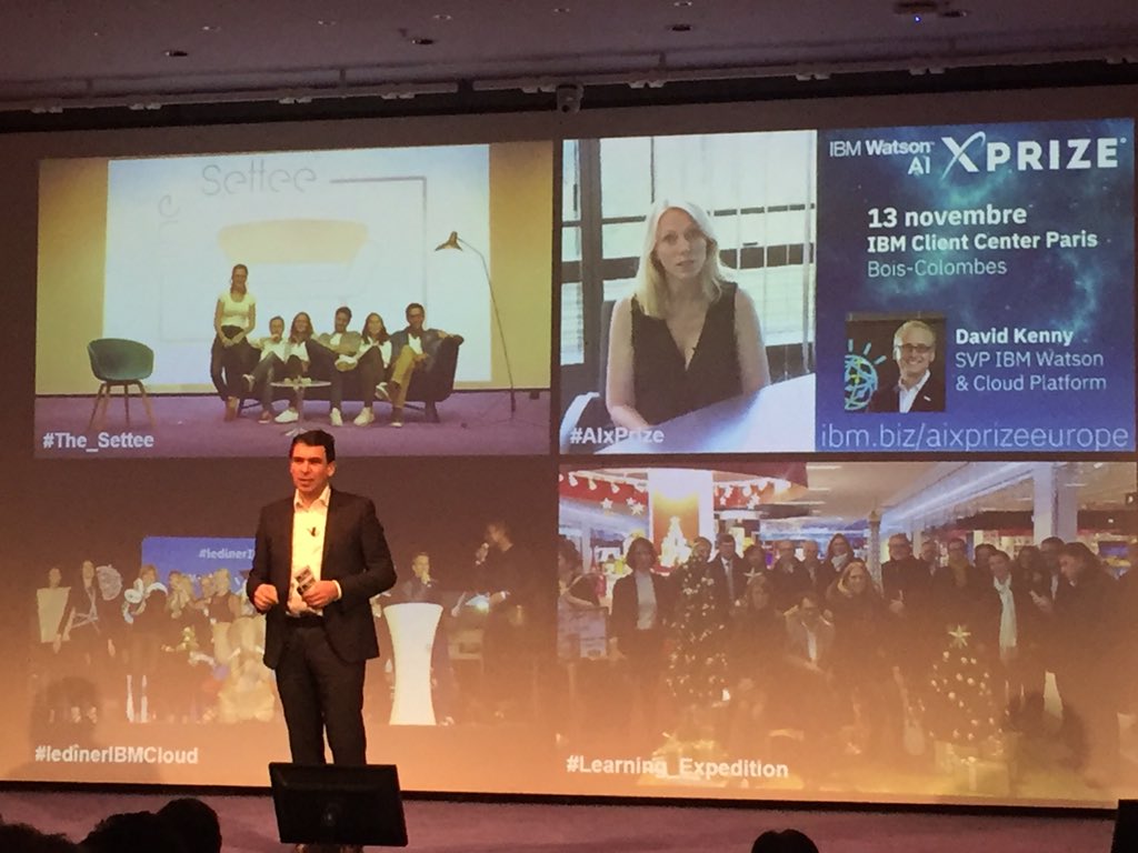 SeverineLienard's tweet photo. #Live "L'esprit d'intraprenariat, c'est chacun d'entre nous qui pouvons planter une graine, avec une vision et une ambition : beaux exemples en 2017 #The_Settee #ledinerIBMCloud #Learning_Expedition, #AixPrize... 

J'encouragerai toujours ces initiatives" 

@nsekkaki @IBM_France https://t.co/SYQpC240Fs