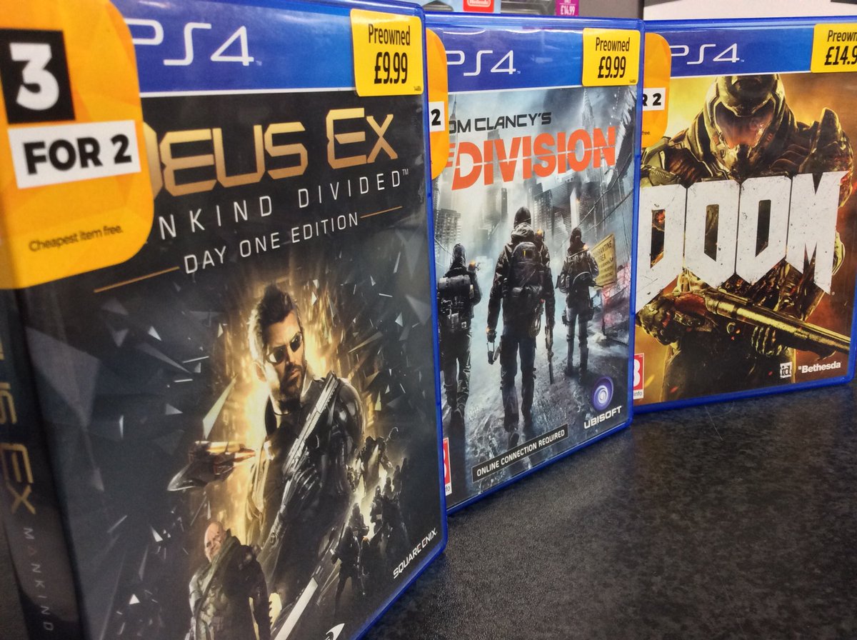 Whether you’re playing alone or with friends, fancy a straight up shooter or an in-depth RPG, these top games in 3 for 2 have you covered! https://t.co/bz0HLfHJOX