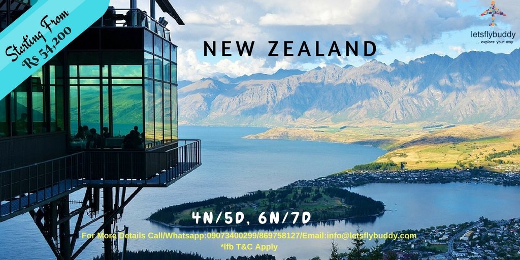 letsflybuddy's tweet photo. #letsflybuddy #NewZealand #travelpackage. Starting from Rs 54,200. 4N/5D, 6N/7D. 
#FlyInStyle #MakeTravelHappen #IncredibleIndia #indiatravelgram #tripsupplierskolkata #traveltips #familyvacation #honeymoon #allinclusivevacations #TravelQuotes #desi #Explore #trip #TOUR #Tourist https://t.co/ldxnsoLemH