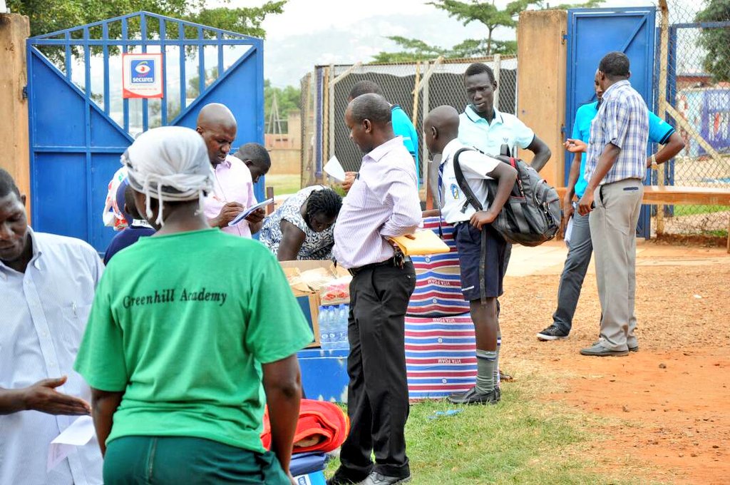 GreenhillUg's tweet photo. The students today are reporting in large numbers. We would like to thank all the parents and guardians who have managed to bring through their children today.
They are in extremely good hands now. #GHAStudents https://t.co/EFqhUaMNhL