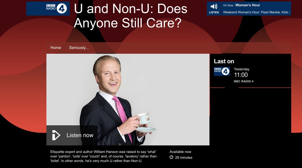 DAREnglish's tweet photo. Great radio programme for advanced learners about English culture and etiquette. Is it still relevant?
https://t.co/ARp02c4rIX #listeningpractice #advancedstudents https://t.co/RYdcHskmAZ