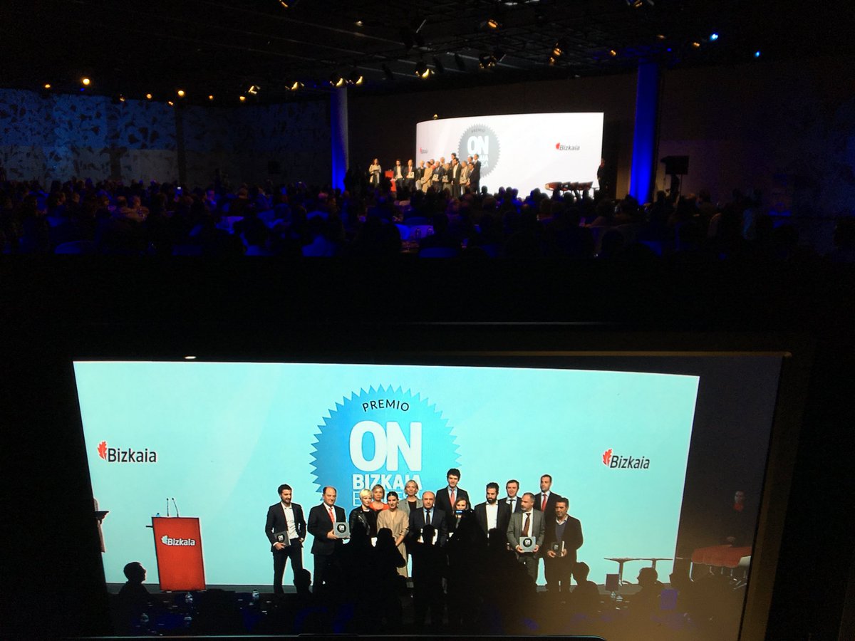 Zorionak a todos los premiados en #PremiosOn #bizkaiaenpresa2018