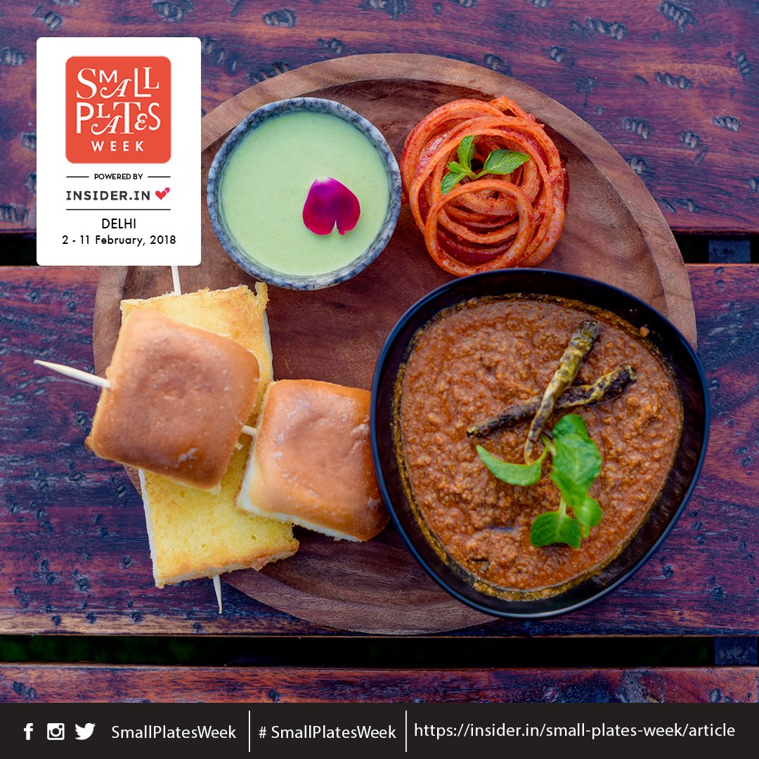 SmallPlatesWeek's tweet photo. Experience Limitless Cookhouse and Bar through #SmallPlatesWeek from 2nd - 11th February, 2018 which allows one to sample a variety of dishes through small plates to share #CulinaryEvent #FoodFestival #Food #SmallPlates #delicious #Delhi #dining #food #restaurant https://t.co/uFmzq3mrxo