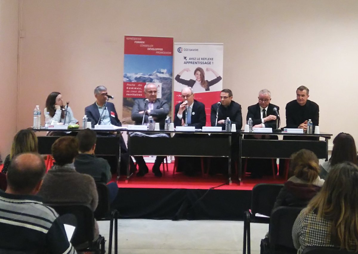 Conférence “L’#apprentissage, une voie d’avenir” dans le cadre de la 9e édition du Salon de l’Etudiant et du lycéen à <a href="/Savoiexpo/">SavoiExpo</a> .