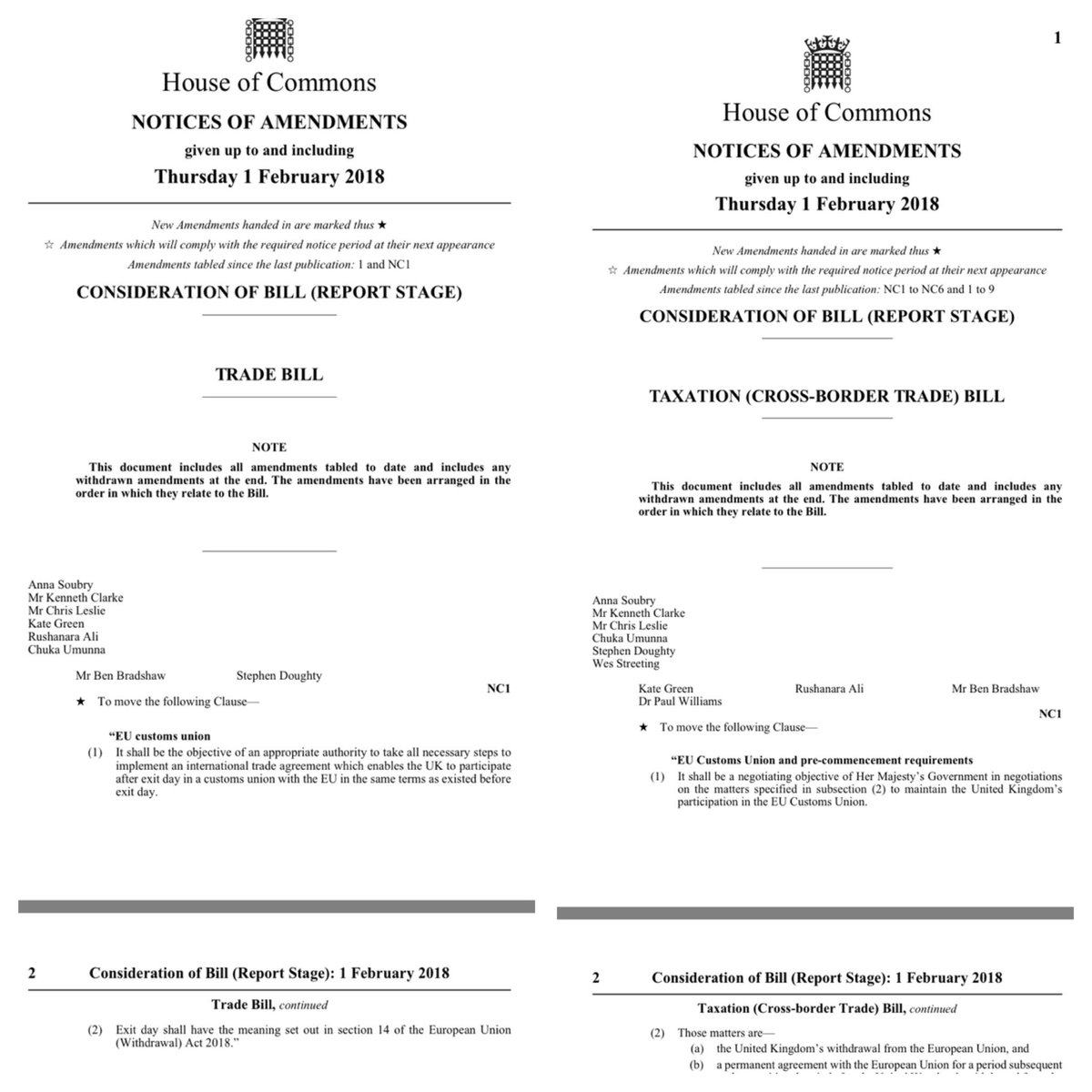 The PM’s insistence that Britain must leave #CustomsUnion needn’t be the final word on the matter. Parliament can overrule this. And can vote on this in coming weeks. Please urge your MP to support New Clause 1 to the Trade Bill and also in the Taxation (Cross-border Trade) Bill.