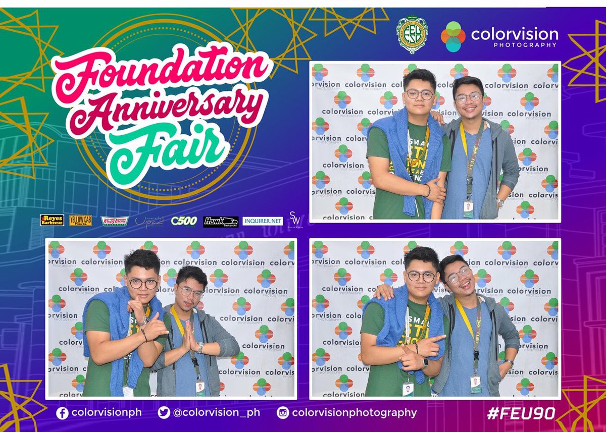 ColorVision_FEU's tweet photo. Tag your friends, Tamaraws!

Huge thanks to FEU Central Student Organization and IE StudentCouncil for trusting ColorVision Photography as your Official Photo Studio Partner for #FEU90!

(Visit our FB page for more photos)
#OneConciertoPiyu https://t.co/msvk60Lri1