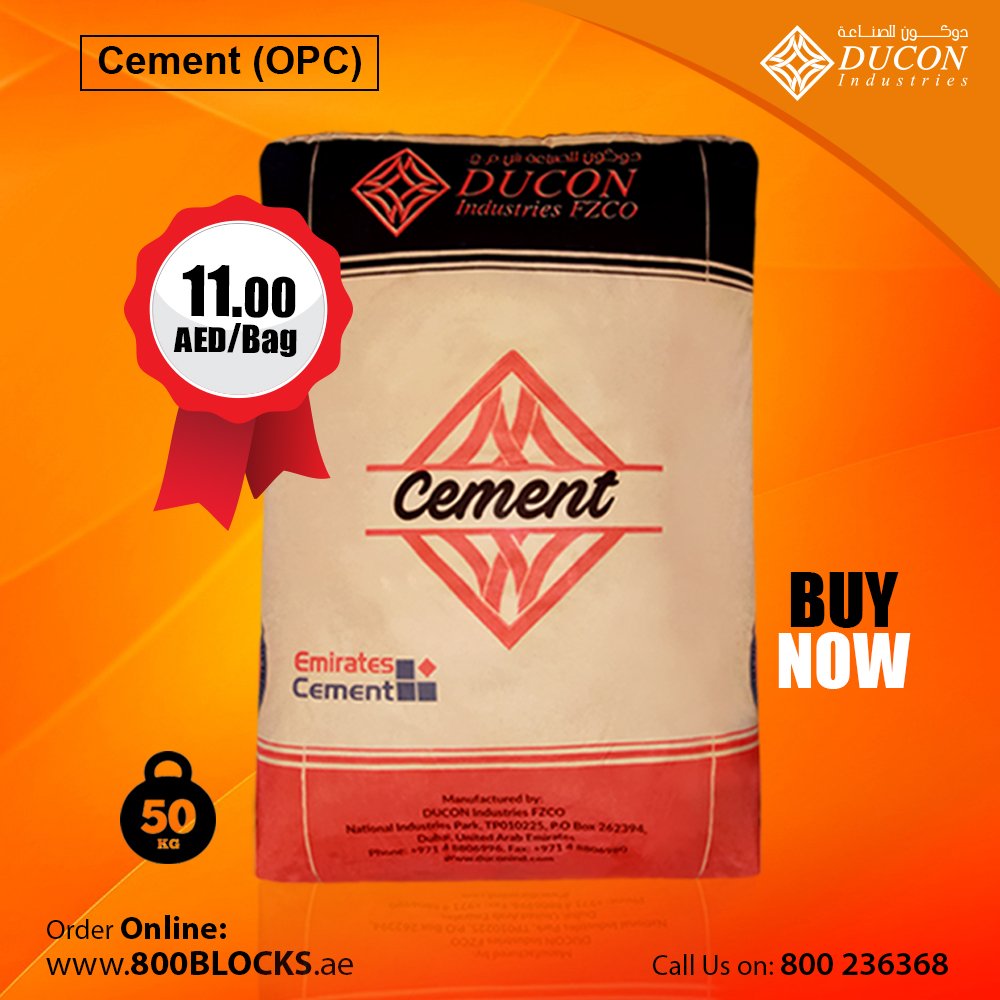 DuconIndustries's tweet photo. Buy Cement (OPC) Online from World's First Online Concrete Blocks &amp; Cement Store www.800blocks .ae.
#ducon #dubai #blocks #cement #online #company #material #materialplay #homeimprovement #contracting #concerte #construction #build #building #material #materialplay https://t.co/8Rvk93GFJE